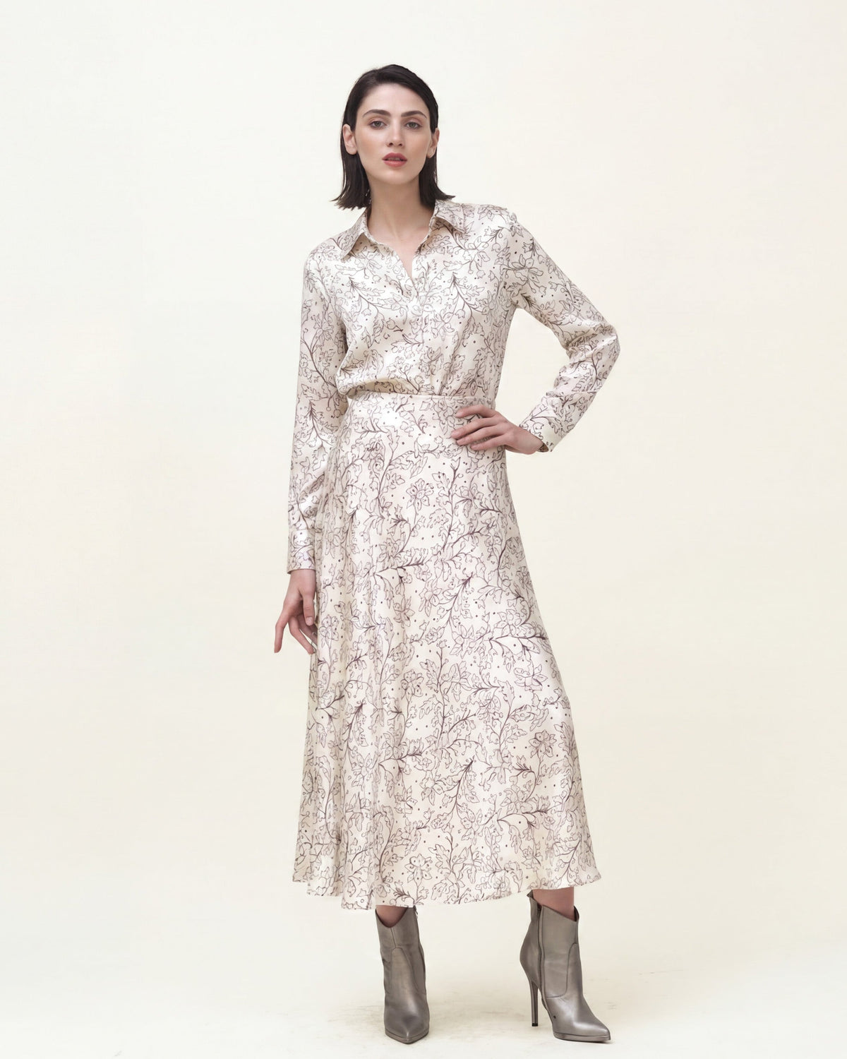 St. Germain Silk Charmeuse Blouse