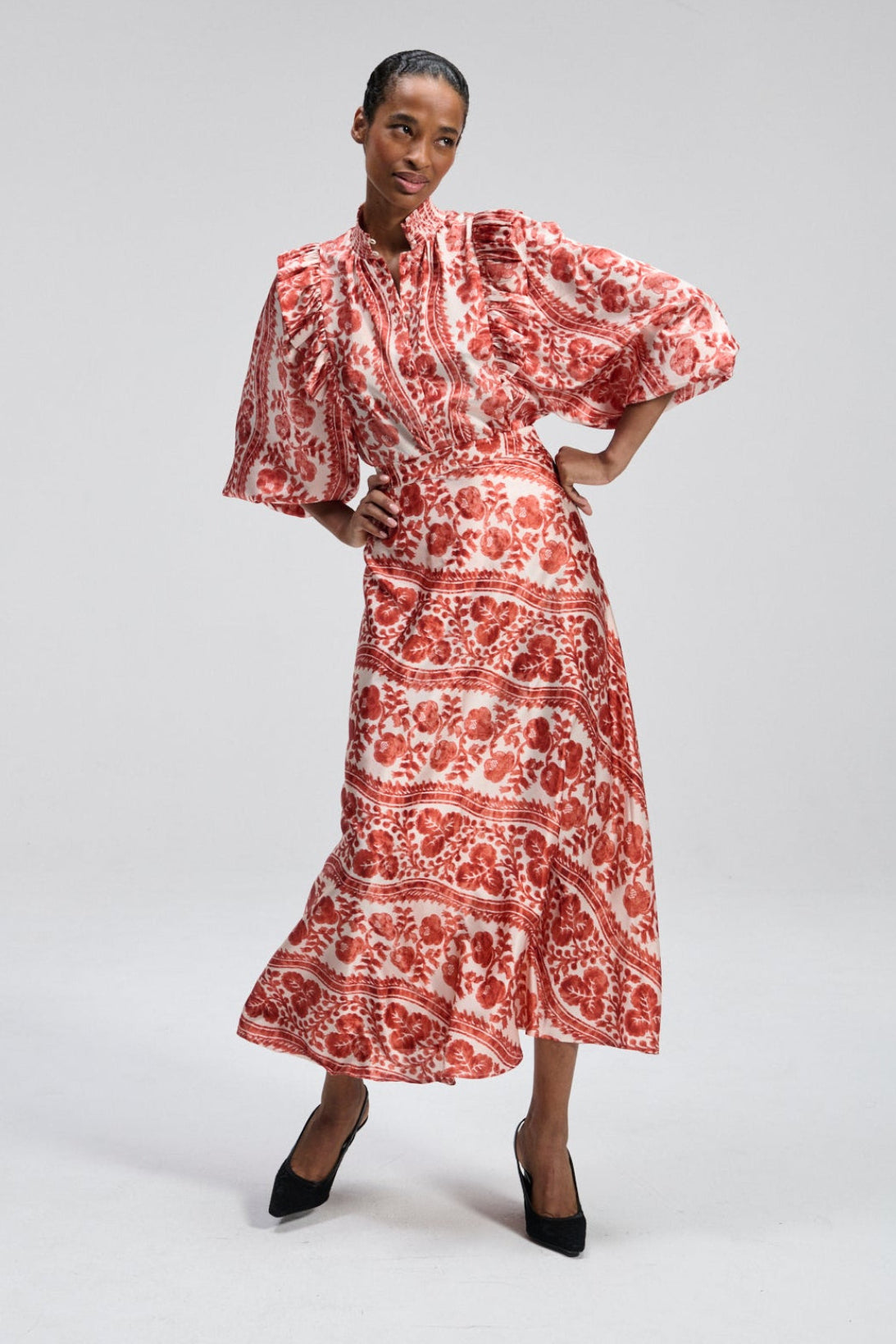 Rive Gauche Silk Charmeuse Blouse