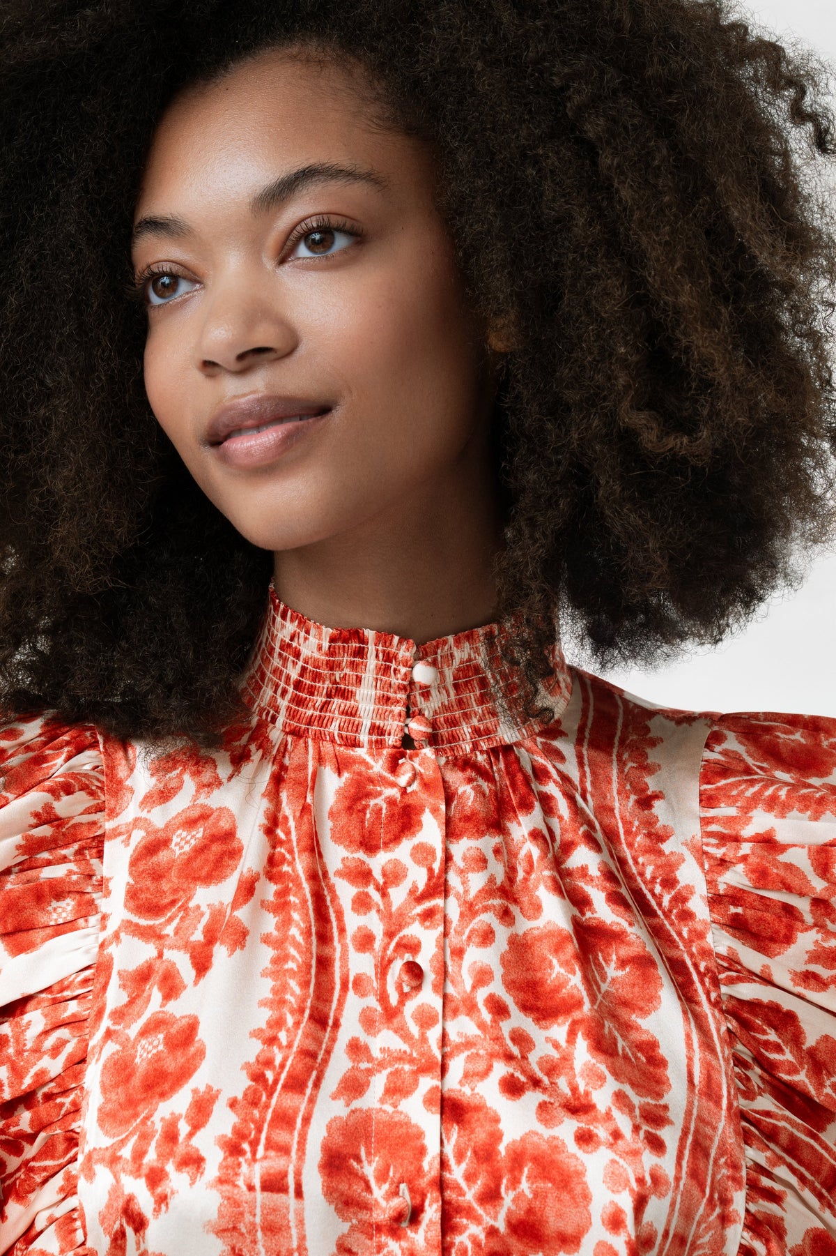 Rive Gauche Silk Charmeuse Blouse