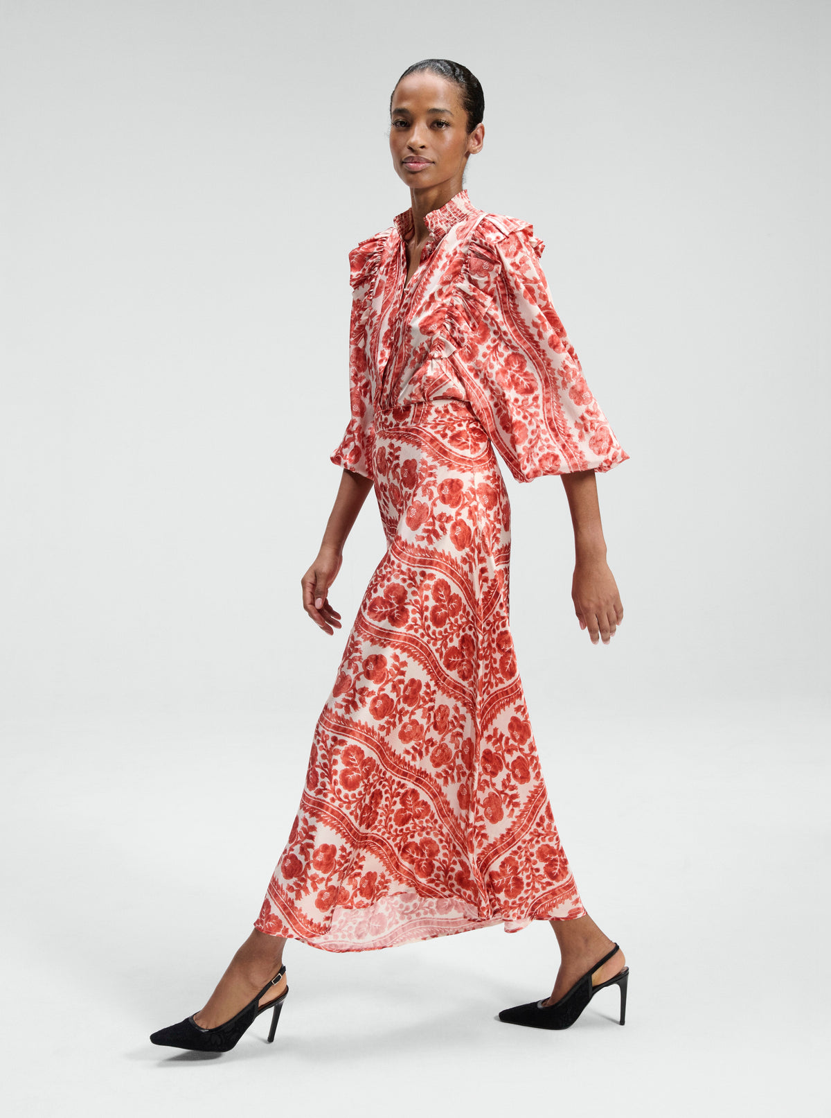 Rive Gauche Silk Charmeuse Blouse