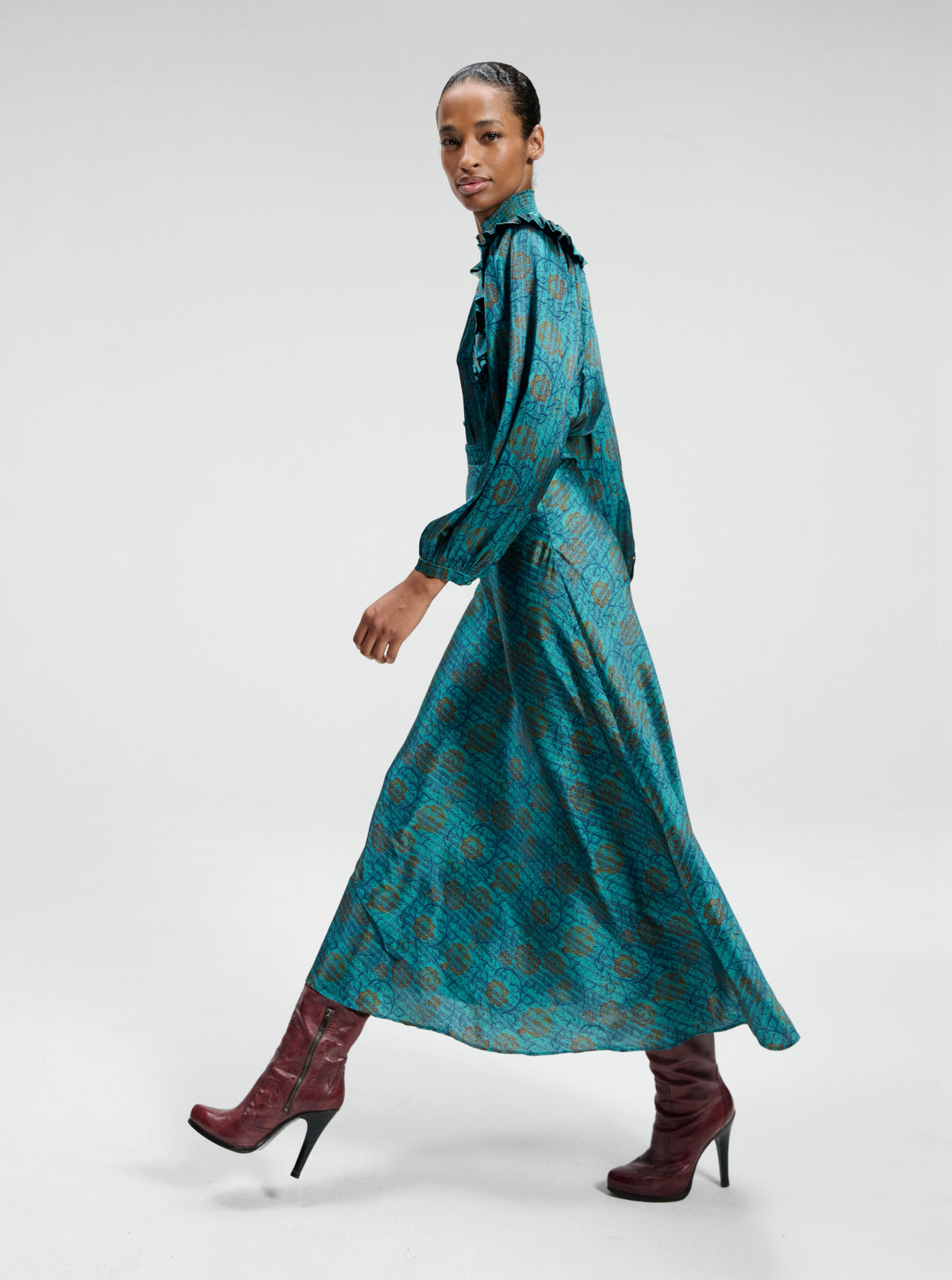 Rive Gauche Silk Charmeuse Blouse