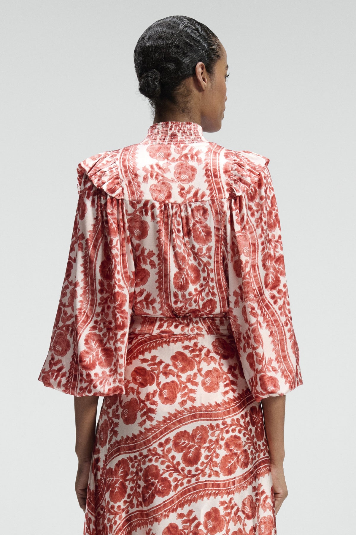 Rive Gauche Silk Charmeuse Blouse